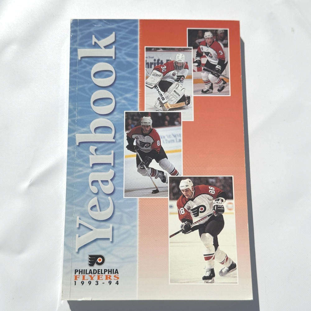 Vintage Philadelphia Flyers Yearbook 1993-94 NHL Hockey Collectible Souvenir